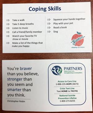 Coping Skills card 2020 